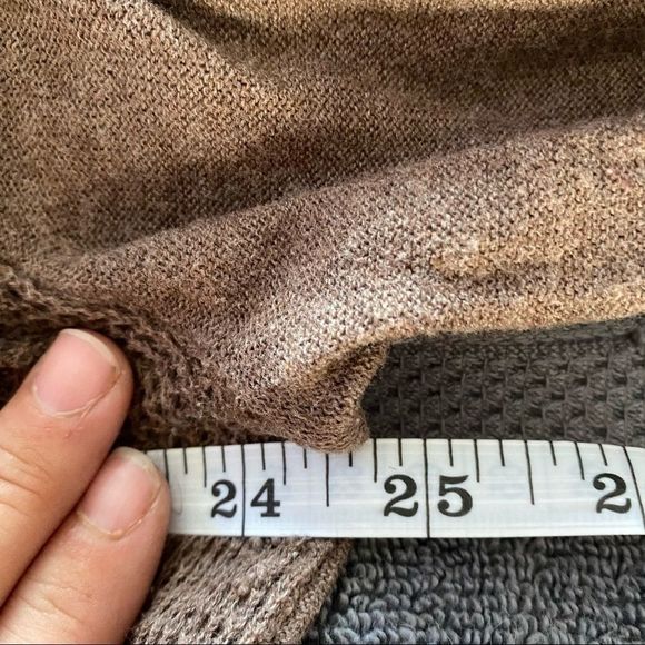 MOSSIMO knit tunic cardigan brown XL button VGUC - Picture 8 of 8